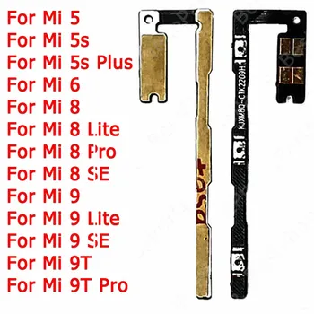 Pre Xiao Mi 9 Lite 9T Pro 5 5S Plus 6 8 SE Hrať Bočné Tlačidlo Napájania Na Vypnutie Opravu, Výmenu Nový Zväzok Flex Kábel