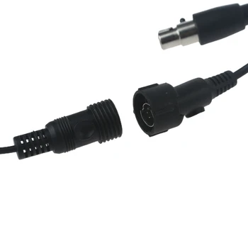 Predlžovací Kábel slúchadiel 5 Pin Letectva káblika Headsetu Nahradenie Odkaz Drôt Linka pre kenwood 2-pin walkie-talkies D5QC