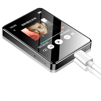 Prenosný MP3 Prehrávač s Bluetooth 5.0 Hudbu Stereo Reproduktor Mini MP4 Prehrávanie Videa s LED Obrazovky FM Rádio, Nahrávanie