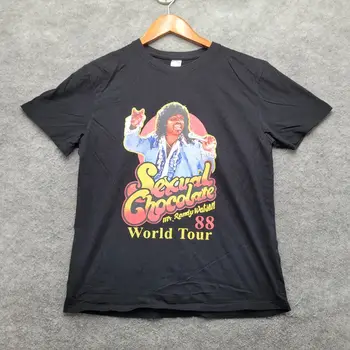 Príchod do Ameriky Sexuálne Čokoláda Tričko Stredné 1988 World Tour Merch dlhé rukávy