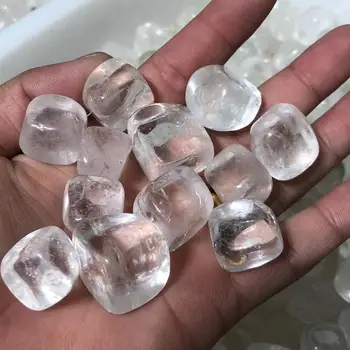 Prírodná biela crystal námestie quartz stone energie kameňa