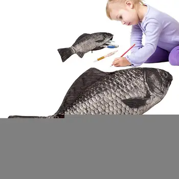 Ryby Tvarované Puzdro Na Ceruzku, Ryby, Pera Taška Peračník Novinka Nylon Realistický Dizajn Ryby Tvarované Peračník Pre Chlapcov, Dievčatá Dary
