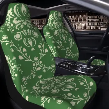 St. Patrick ' s Day Auto prestieranie Kvetinový Dizajn Predných Sedadlách Iba Univerzálne Uchytenie Vozidla Seat Chrániče pre SUV, nákladné Vozidlo Sedan 2pc