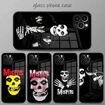 The Misfits Glenn Danzig Telefón Prípade Horúce Sklo Pre IPhone 15 13Pro 14 13 12 11 Pro Max Mini X XR XSMax 8 7 6 Plus SE 2020 Kryt