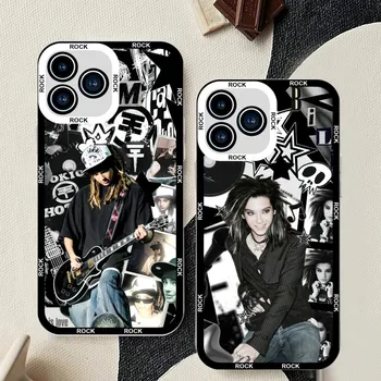 Tom Bill Kaulitz Tokio Hotel Telefón puzdro Pre iPhone 11 12 Mini 13 14 15Pro Max Transparentné Shell