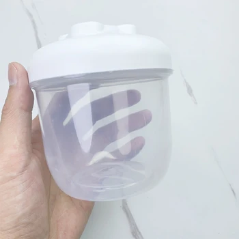 Transparentné Cestovné Prenosné Snack Skladovanie Jar Plastové Čerstvé Zapečatené Jar Oddelené Skladovanie Potravín Box Jasné Prázdny Plastový Obal