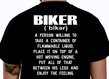 Tričko Letné Štýl Bavlna Tlač pánske T-Shirt Z Biker Funny T-Shirt Vlastný Motocykel Oblečenie Cool Darček v Pohode Tee Košele