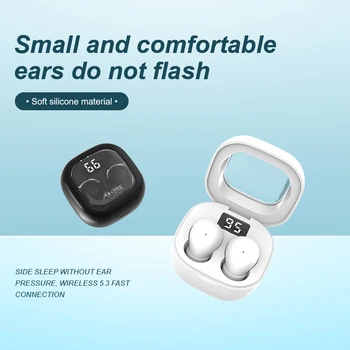 TWS SK19 Bezdrôtové Bluetooth Slúchadlá In-Ear Neviditeľné Spánku HIFI Hudobné Slúchadlá S Mikrofónom potlačenie Šumu Slúchadlá Pre Telefón