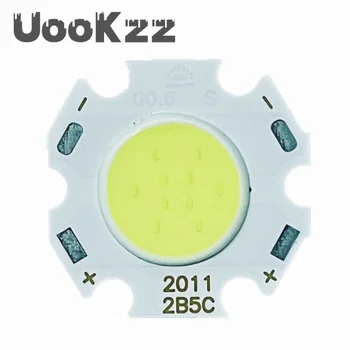 UooKzz LED Zdroj Čip 3W 5W 7W 10W Super Power LED COB Strane 11 mm 20 mm Žiarovka Svetla Lampy Pozornosti Dole Svetlo Lampy Biela