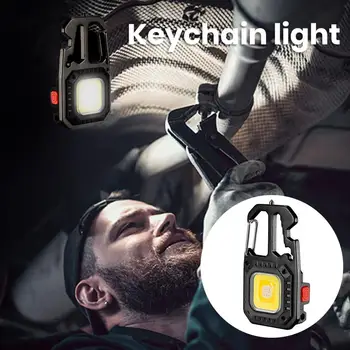Užitočné LED Baterkou Ľahký Pocket Torch Nepremokavé Tri-v-Jednom Núdzové Svietidlo Okno Kladivo Široko Používané
