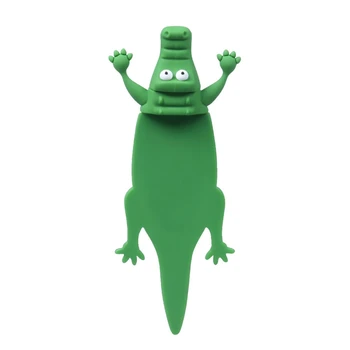 Vtipné Skoncovala Zvierat Záložku Noctilucence Svetlo Alligator Záložky Pre Deti, Dievčatá, Chlapcov, Mužov, Ženy, Jednoduché Použitie