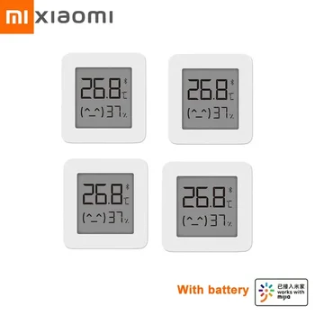 Xiao Mijia Teplomer 2 Bluetooth Teplota Vlhkosť vzduchu Snímač Vlhkosti Meter Inteligentný LCD Displej Digitálny Mijia App