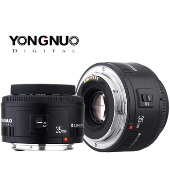 Yongnuo 35mm objektív YN35mm F2.0 objektív širokouhlý Pevný/Prime Auto Focus Objektív Pre Canon 600d 60d 5DII 5D 400D 500D 650D 600D 450D