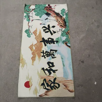 Čína Staré Hodváb Ako Visí Maľovanie Výšivky Kaligrafie Maľovanie Dlhé 120 cm