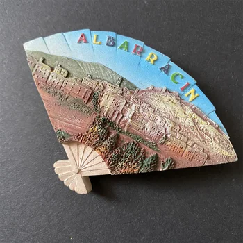 Španielsko Albarracin Cestovnom ruchu obchod so Darček 3D Živice Chladnička Chladnička Magnet
